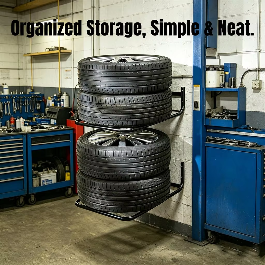 Wall Hanging Tire Rack-7