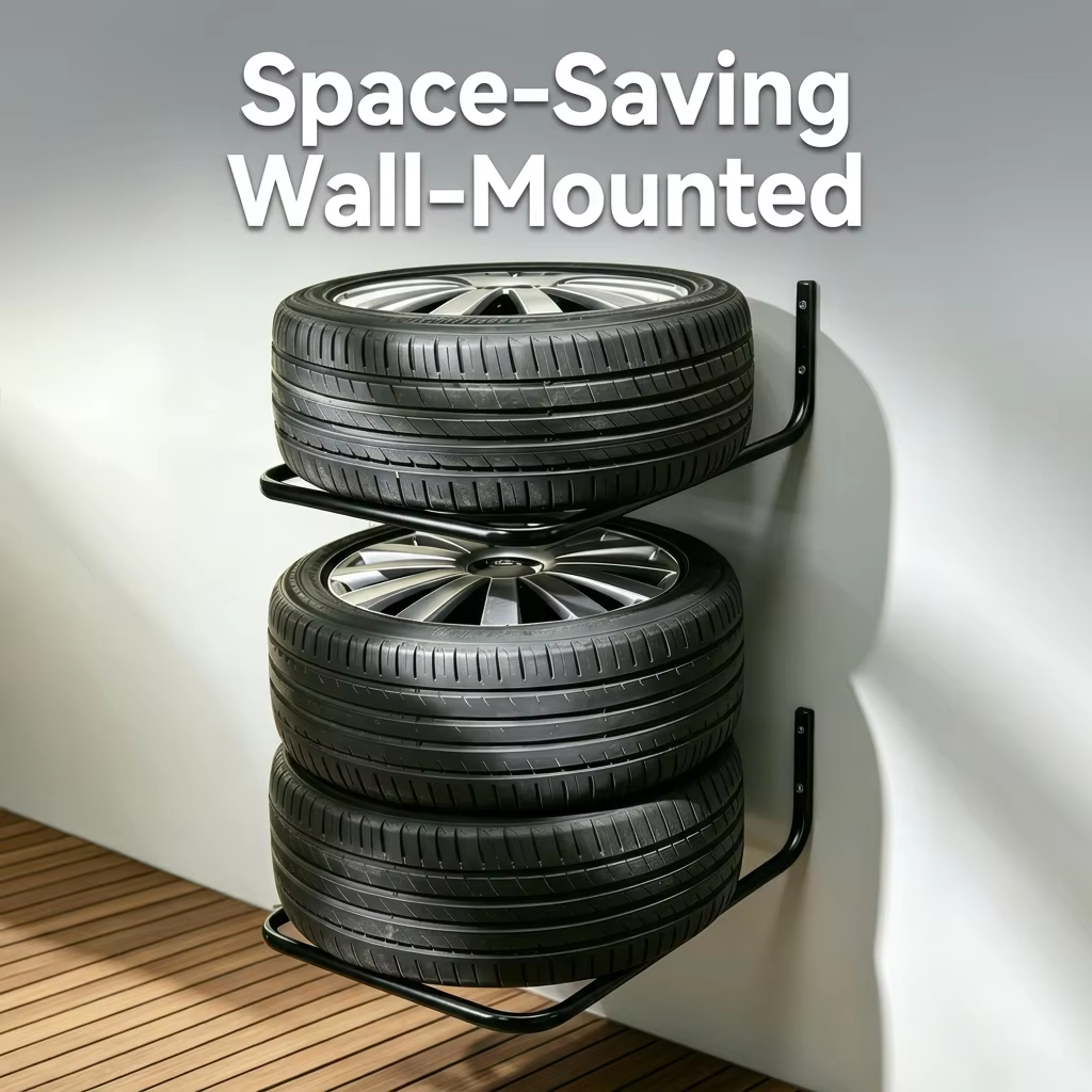Wall Hanging Tire Rack-8