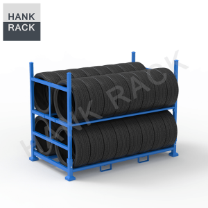 Folding tire rack 15