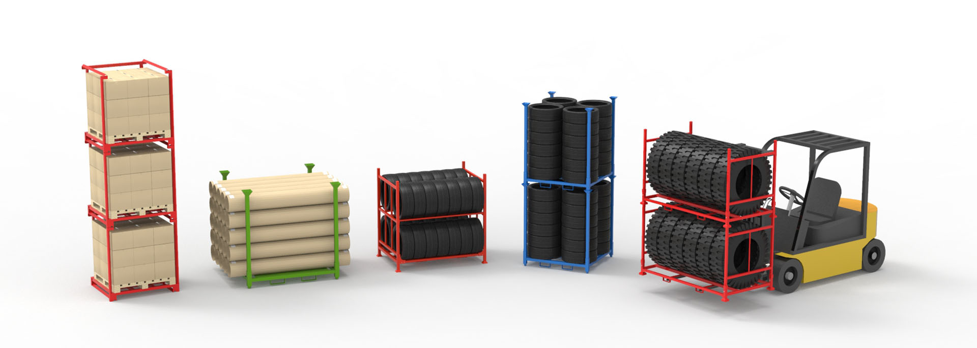 Stack Racks, Nestainers, Stillages, Stackable Pallets